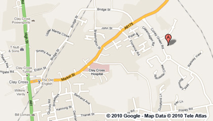 Derby Training Centre Map