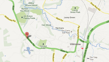 Manchester Training Centre Map